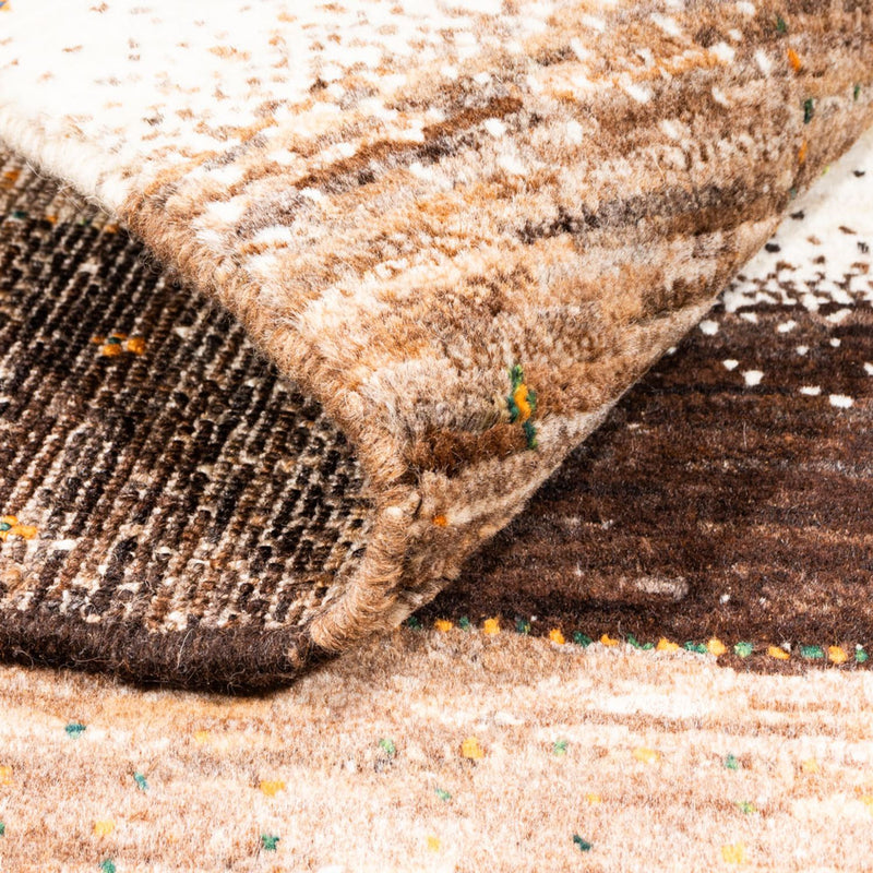 Tapis Gabbeh - Loribaft Persan - 146 x 108 cm - naturel