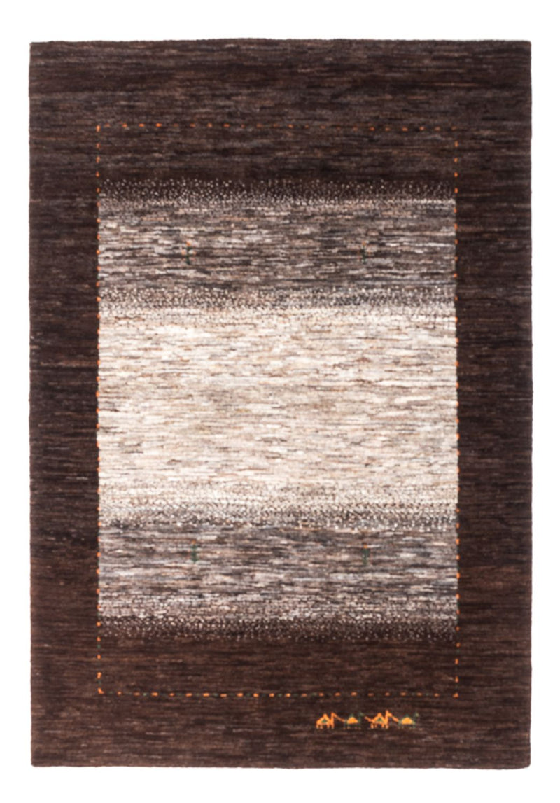 Tapis Gabbeh - Loribaft Persan - 154 x 103 cm - gris