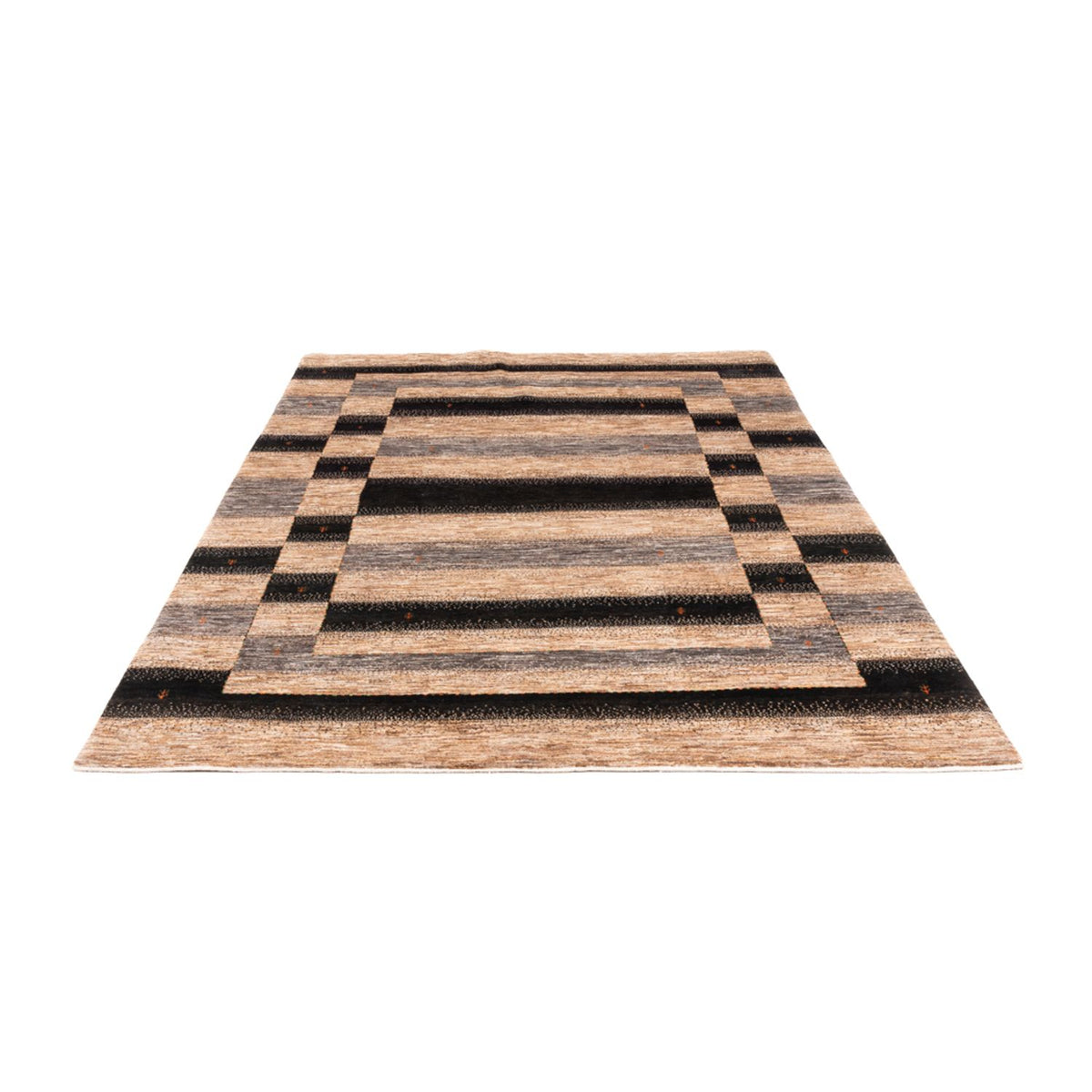 Tapis Gabbeh - Loribaft Persan - 247 x 173 cm - gris