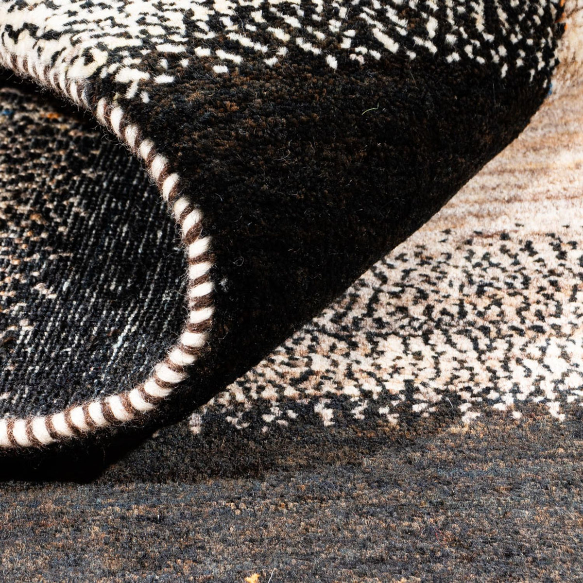 Tapis Gabbeh - Loribaft Persan - 184 x 126 cm - gris