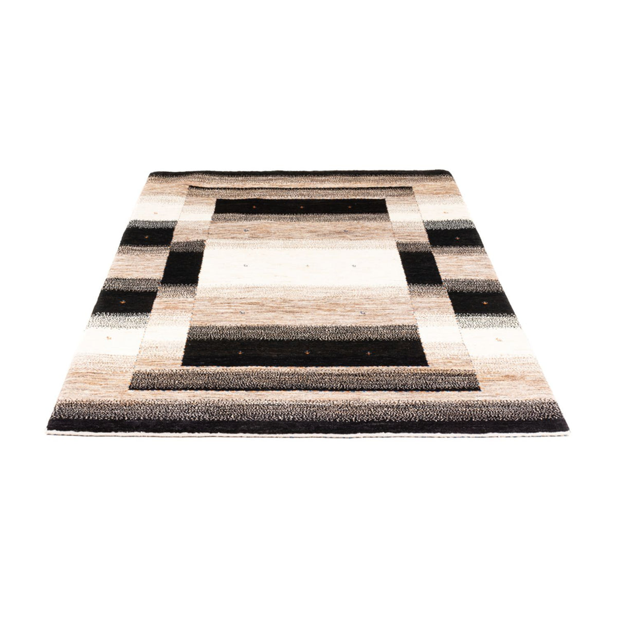 Tapis Gabbeh - Loribaft Persan - 184 x 126 cm - gris