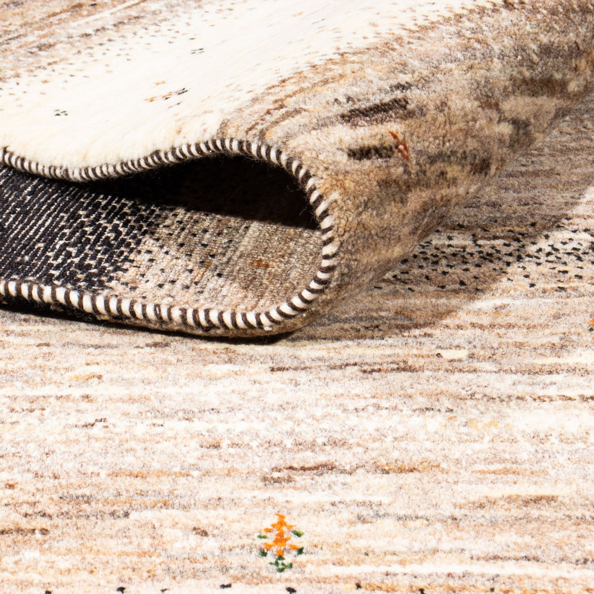 Tapis Gabbeh - Loribaft Persan - 300 x 210 cm - gris