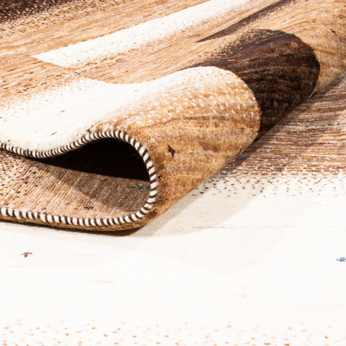 Tapis Gabbeh - Loribaft Persan - 315 x 225 cm - marron