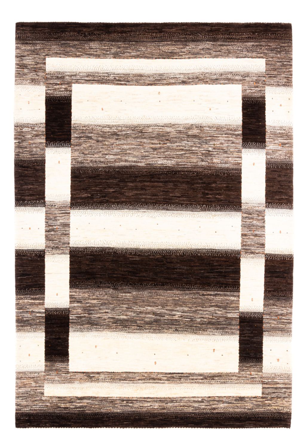 Tapis Gabbeh - Loribaft Persan - 293 x 215 cm - marron
