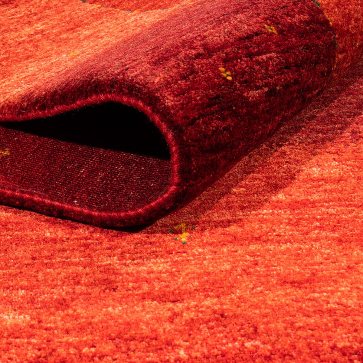 Tapis Gabbeh - Loribaft Persan - 278 x 203 cm - rouge