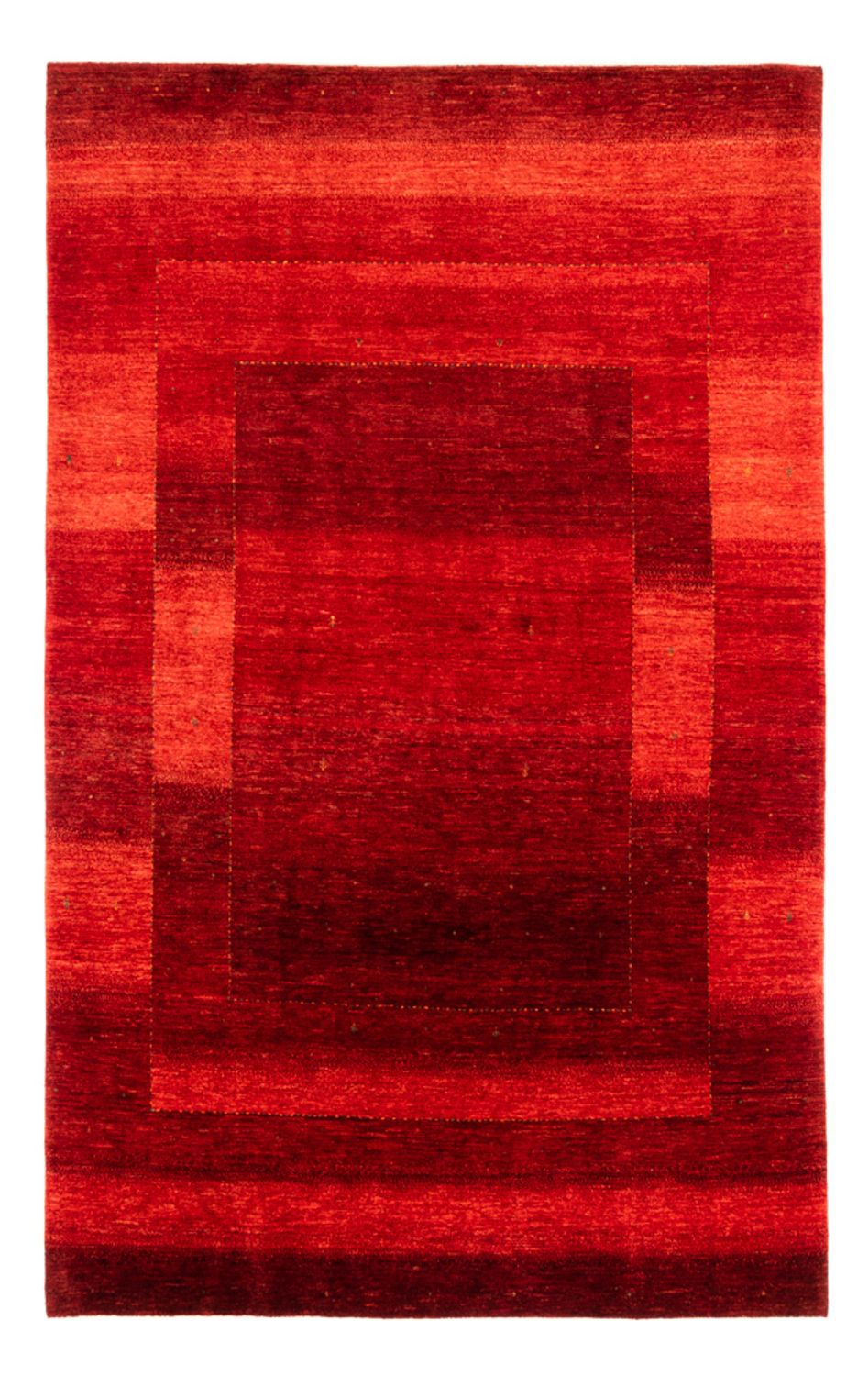 Tapis Gabbeh - Loribaft Persan - 298 x 198 cm - rouge