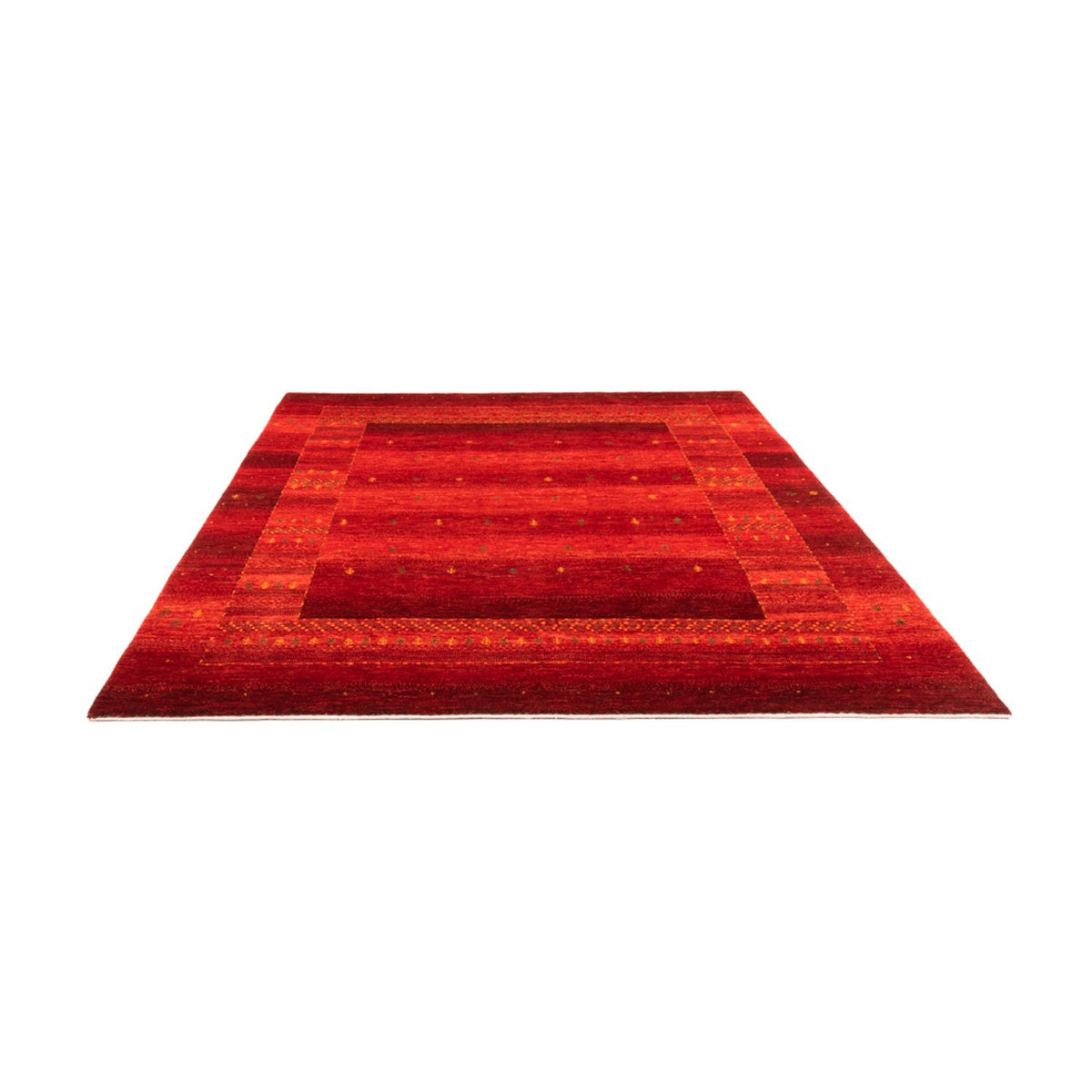 Tapis Gabbeh - Loribaft Persan - 277 x 220 cm - rouge