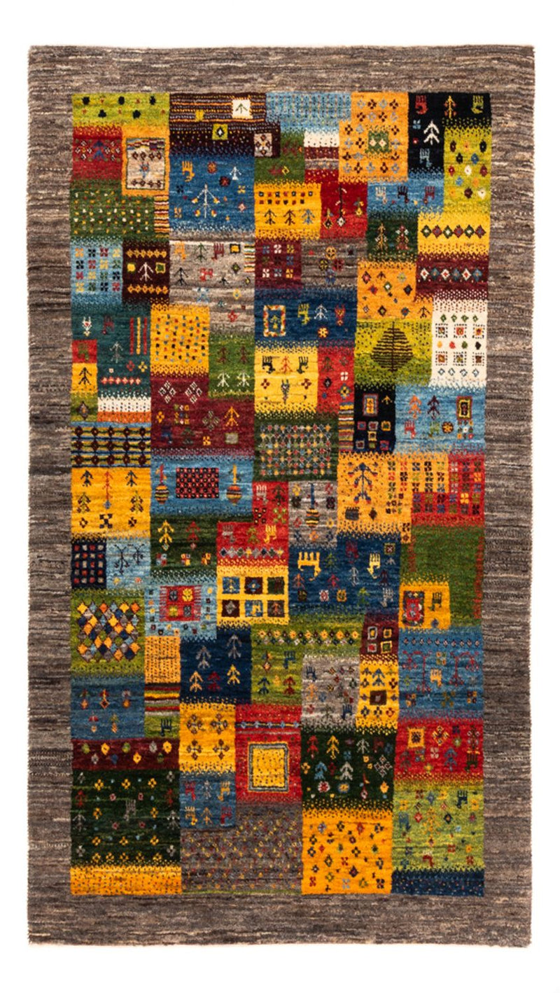Tapis Gabbeh - Loribaft Persan - Royal - 188 x 109 cm - multicolore