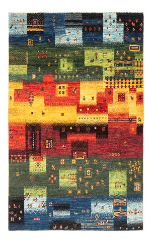 Tapis Gabbeh - Loribaft Persan - Royal - 181 x 122 cm - multicolore