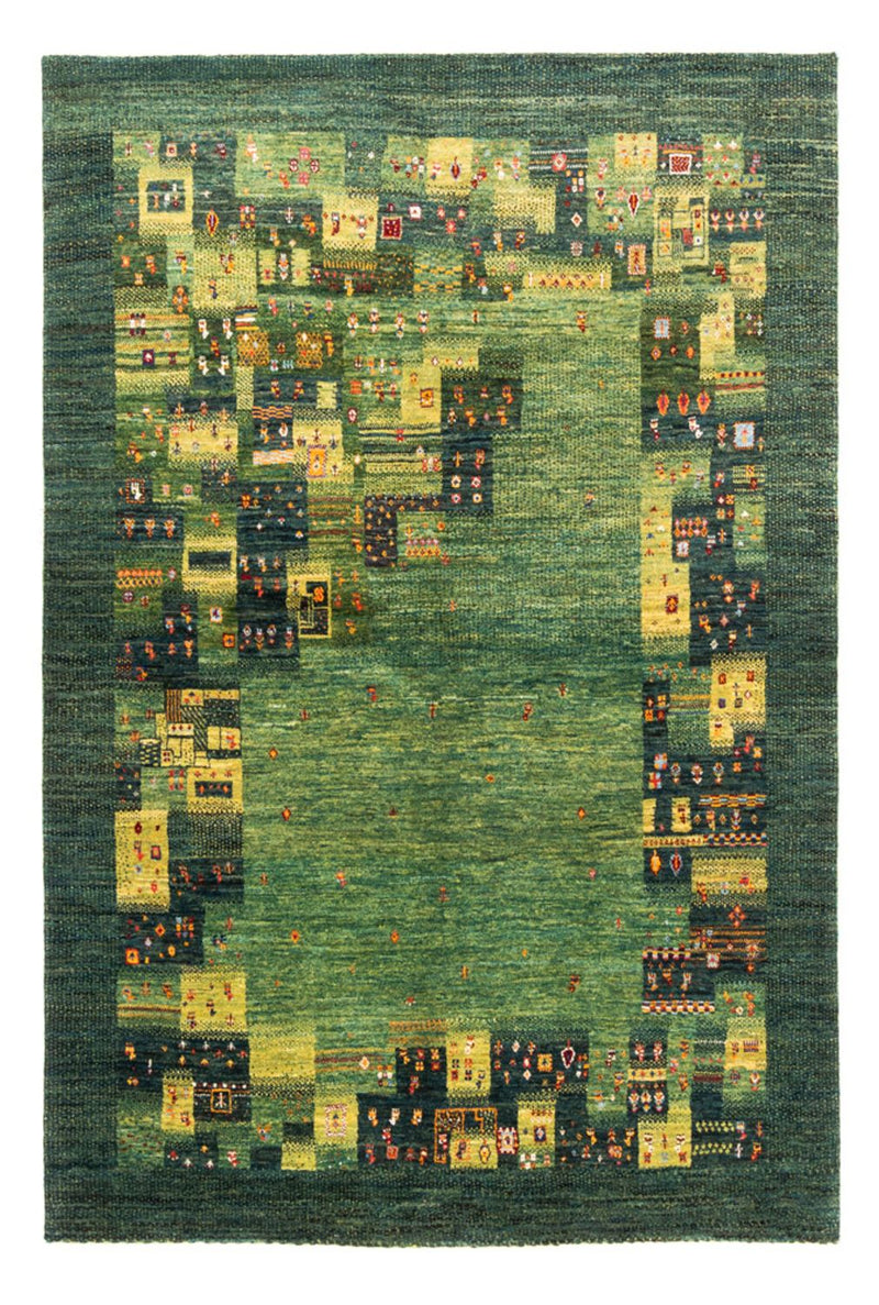 Tapis Gabbeh - Loribaft Persan - Royal - 251 x 167 cm - vert