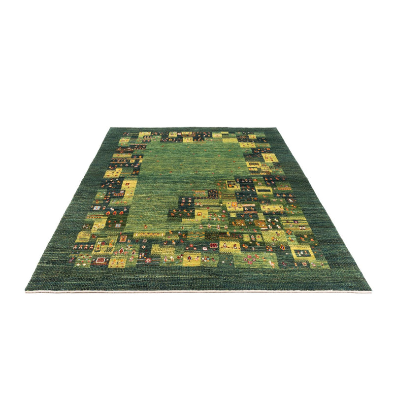 Tapis Gabbeh - Loribaft Persan - Royal - 251 x 167 cm - vert