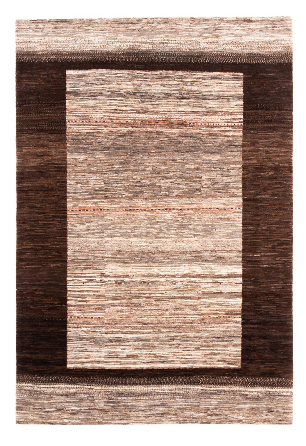 Tapis Gabbeh - Loribaft Persan - 242 x 170 cm - naturel