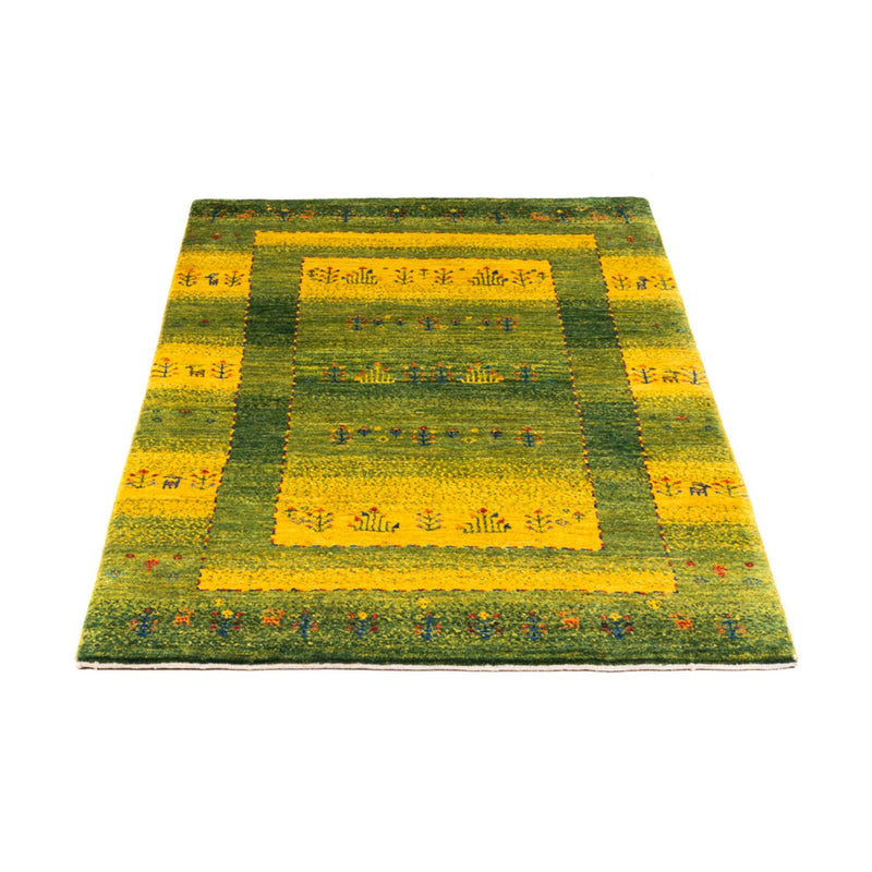 Tapis Gabbeh - Loribaft Persan - 128 x 76 cm - vert
