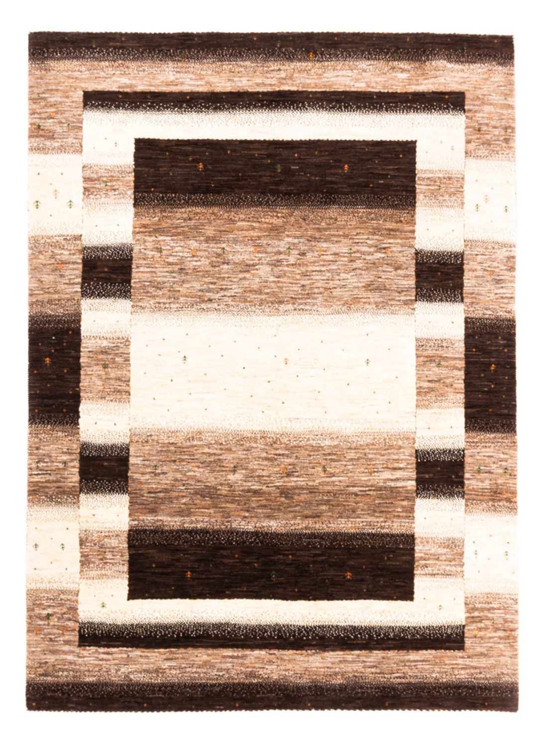 Tapis Gabbeh - Loribaft Persan - 237 x 173 cm - naturel