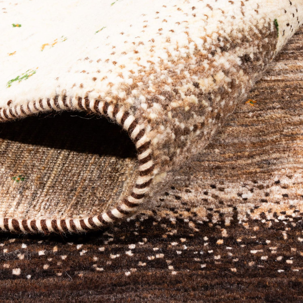 Tapis Gabbeh - Loribaft Persan - 237 x 173 cm - naturel