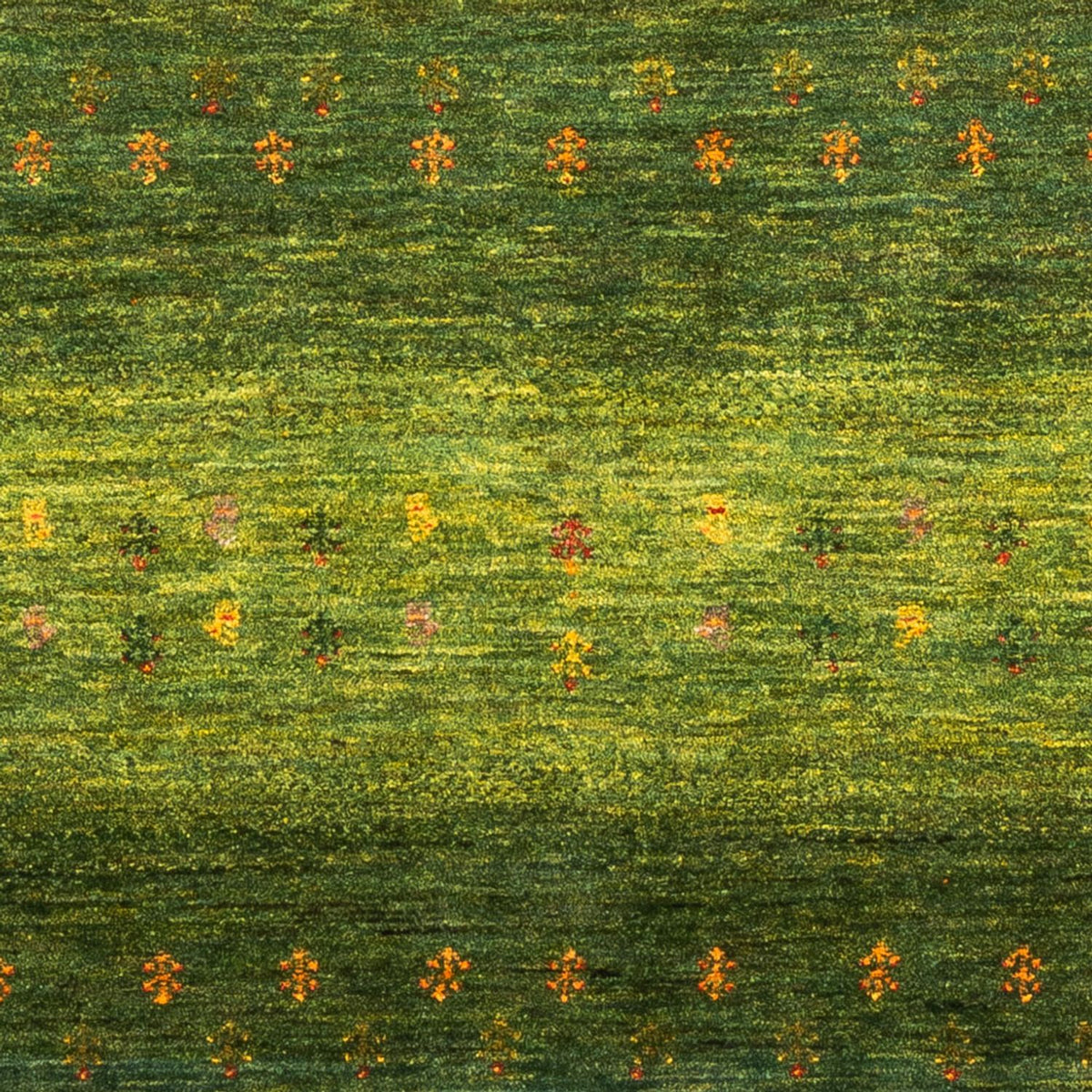 Tapis Gabbeh - Loribaft Persan - 175 x 123 cm - vert