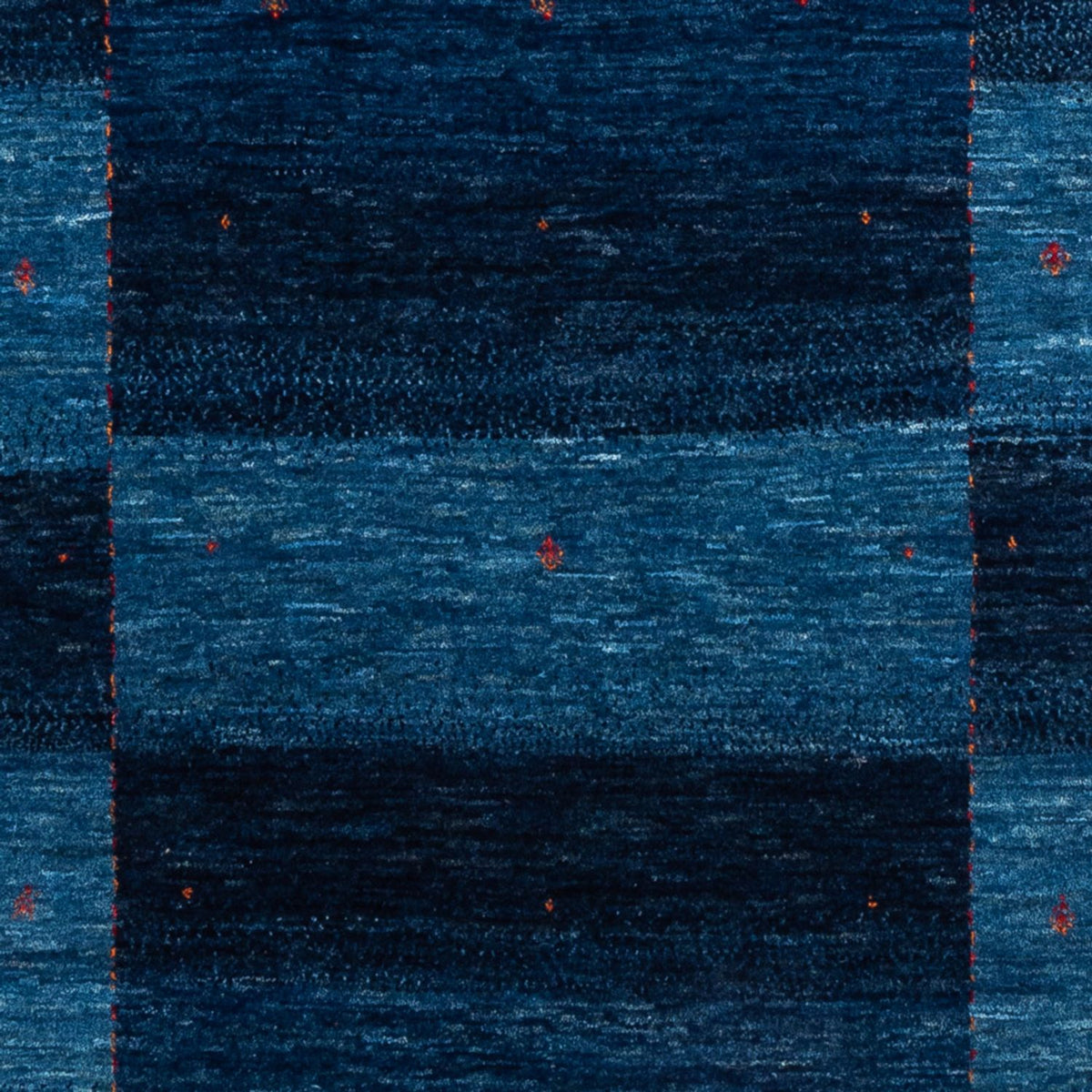 Tapis Gabbeh - Loribaft Persan - 192 x 127 cm - bleu