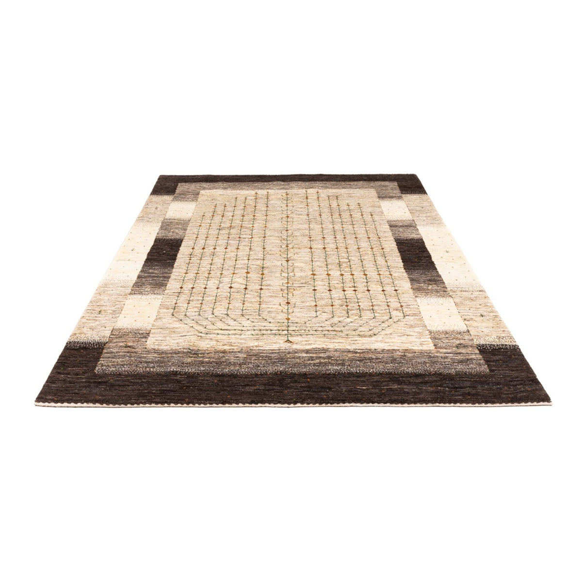 Tapis Gabbeh - Loribaft Persan - 240 x 173 cm - naturel