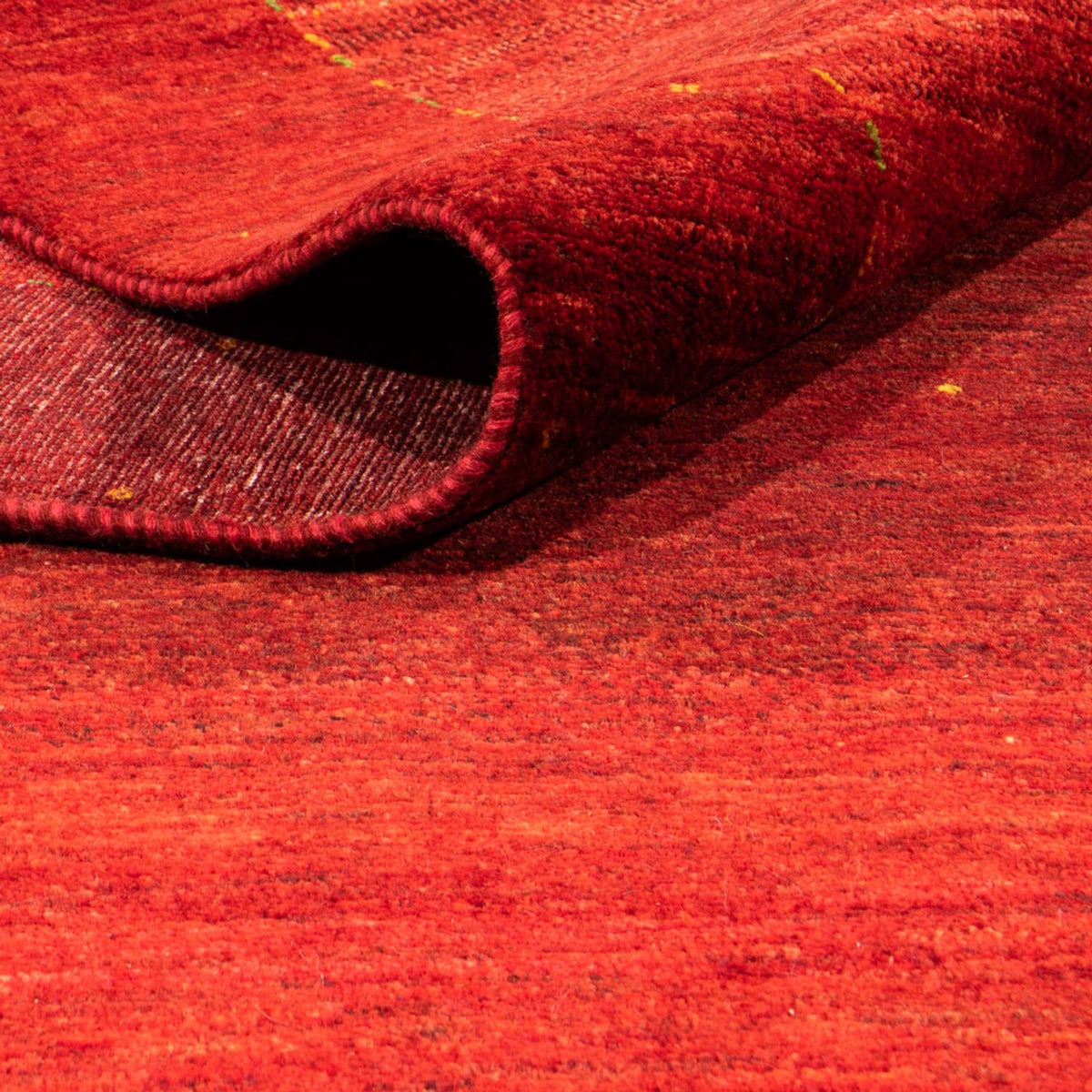 Tapis Gabbeh - Loribaft Persan - 313 x 231 cm - rouge