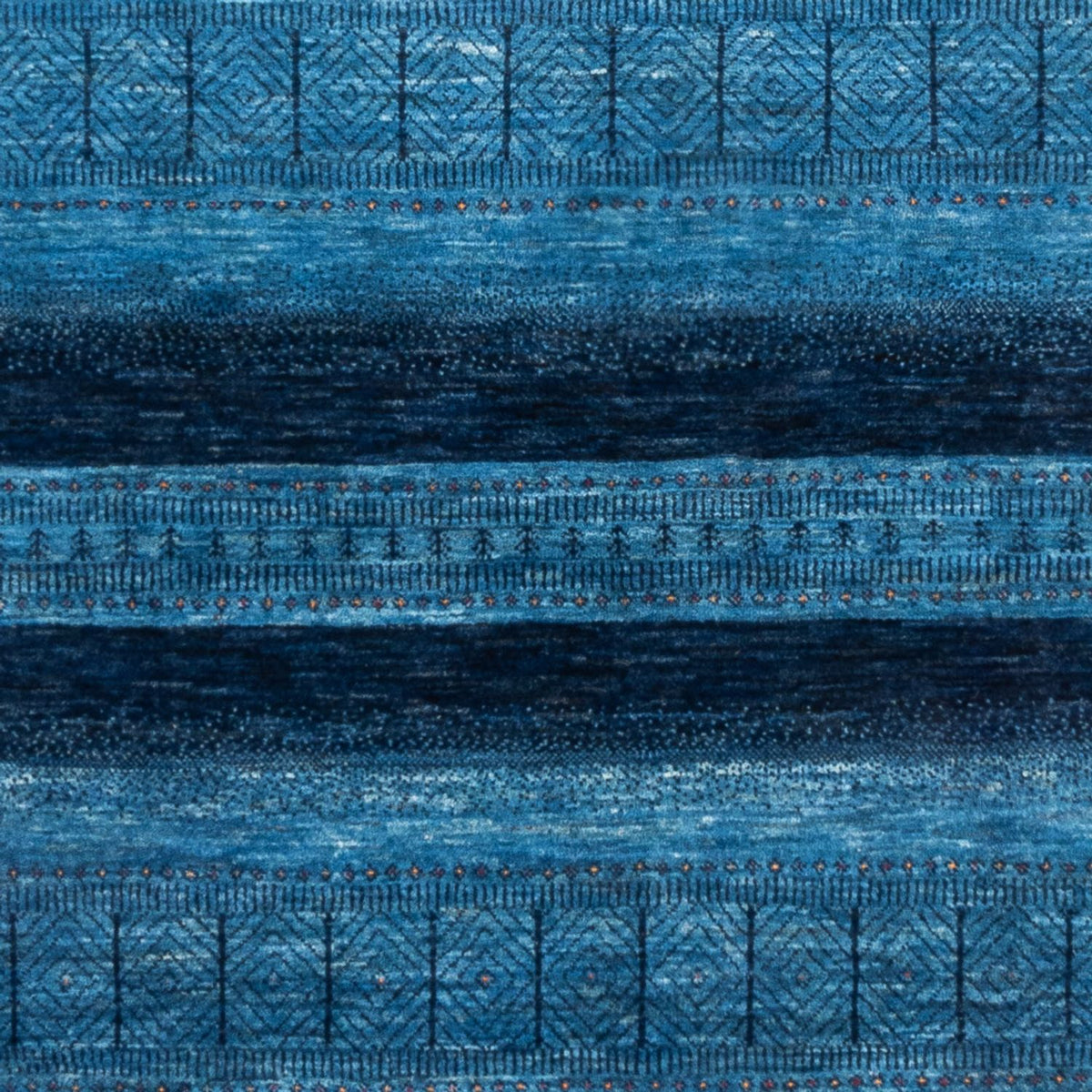 Tapis Gabbeh - Loribaft Persan - 244 x 178 cm - bleu