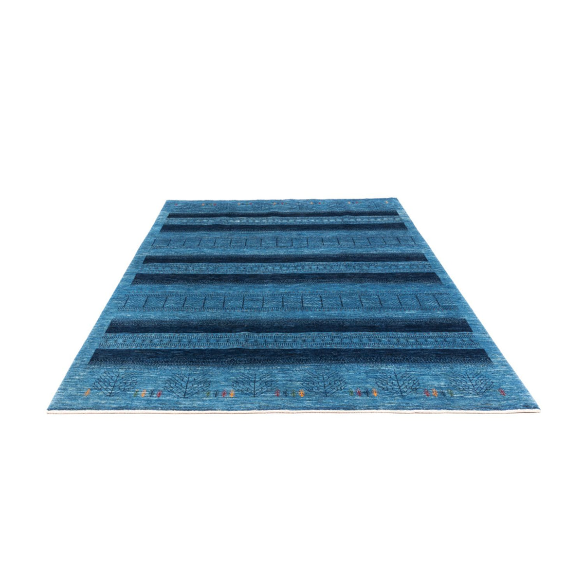 Tapis Gabbeh - Loribaft Persan - 244 x 178 cm - bleu