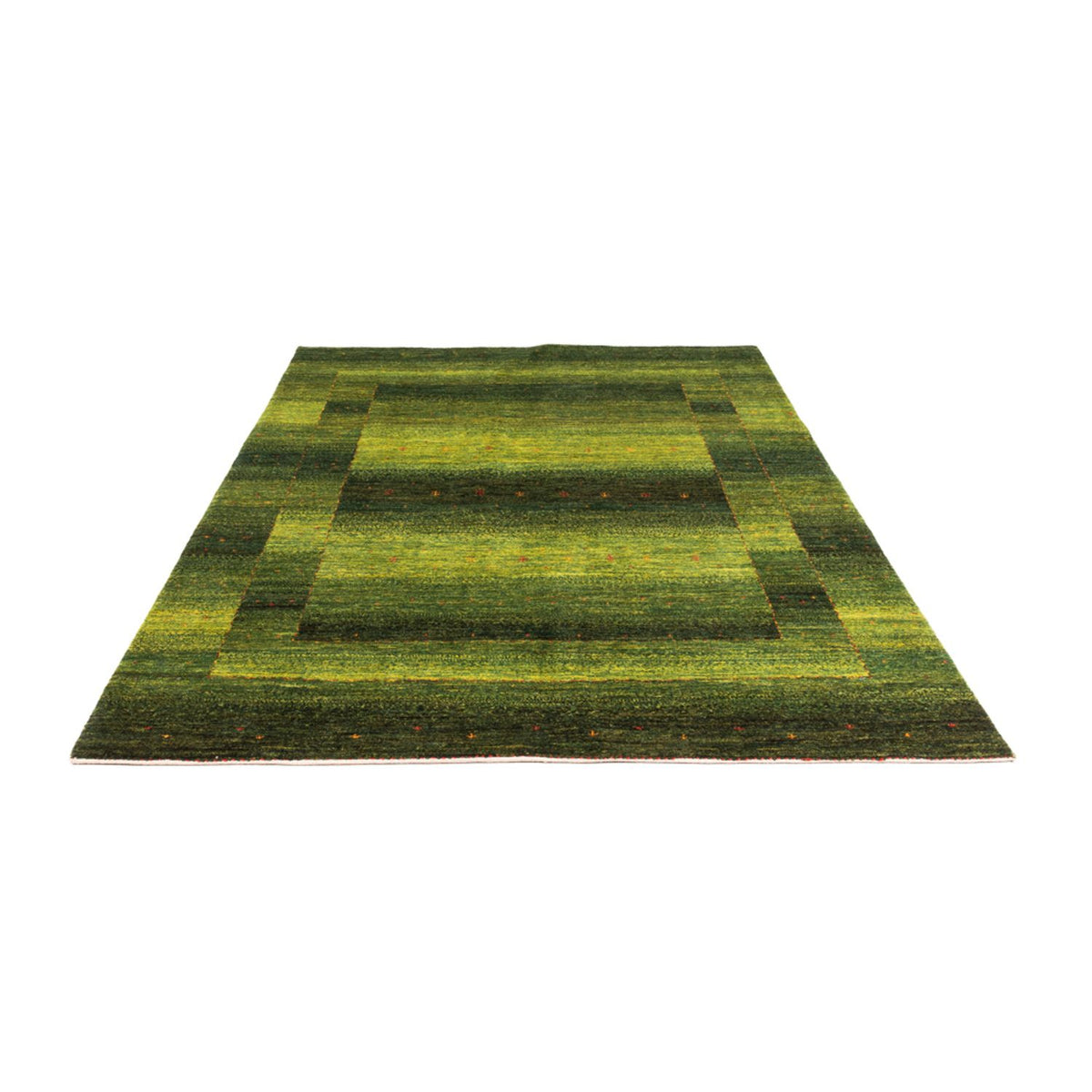 Tapis Gabbeh - Loribaft Persan - 236 x 166 cm - vert