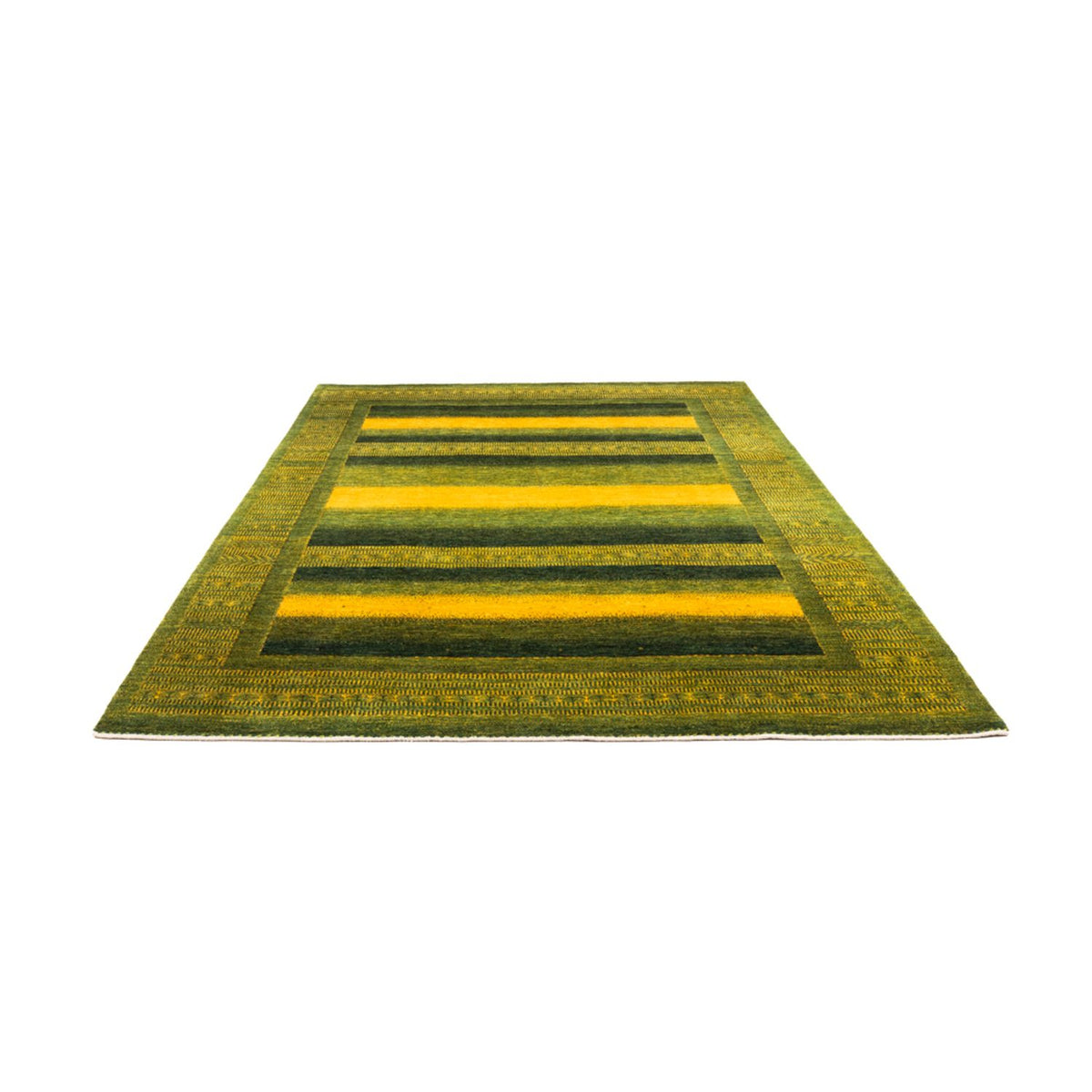 Tapis Gabbeh - Loribaft Persan - 298 x 216 cm - vert