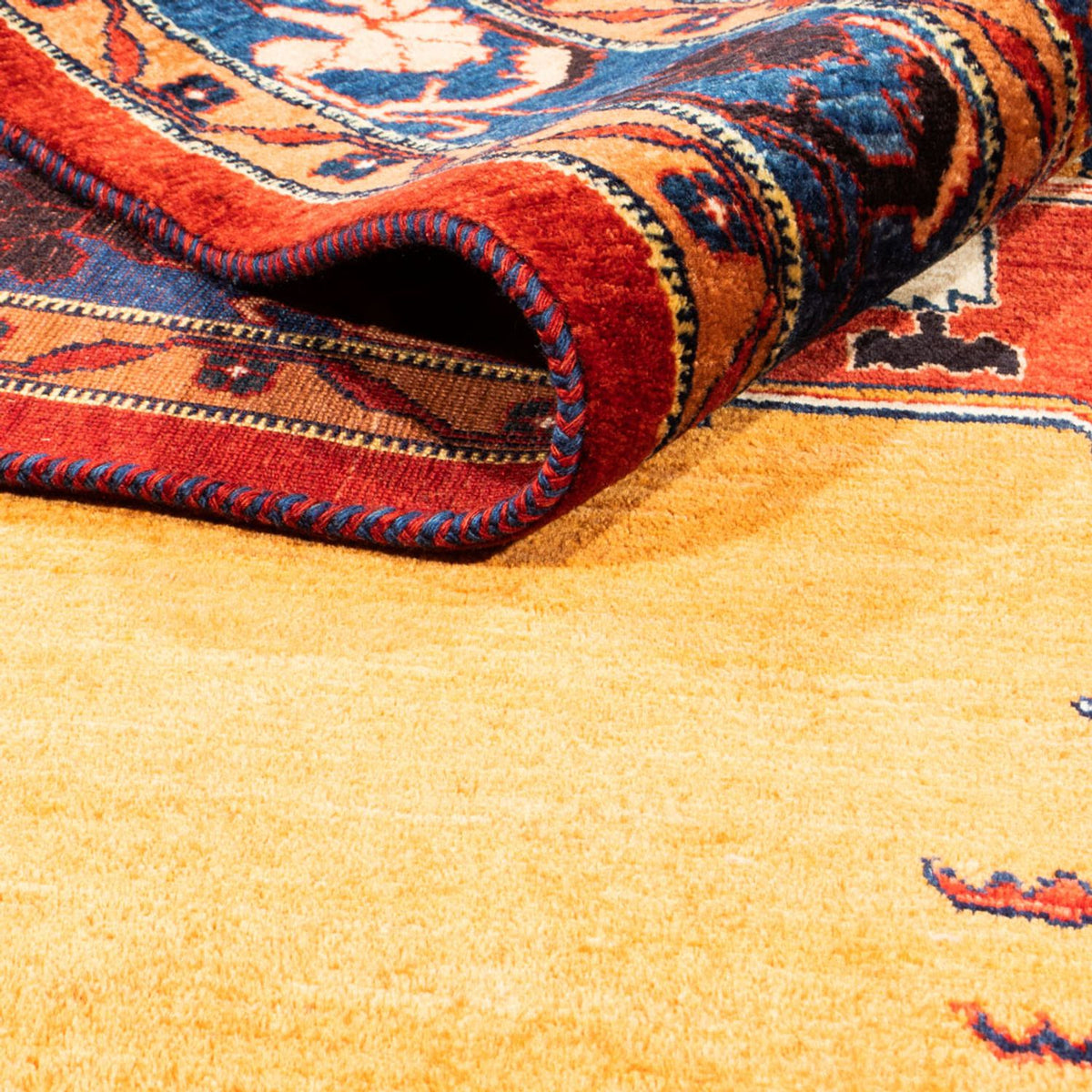 Tapis Gabbeh - Loribaft Persan - 300 x 210 cm - or