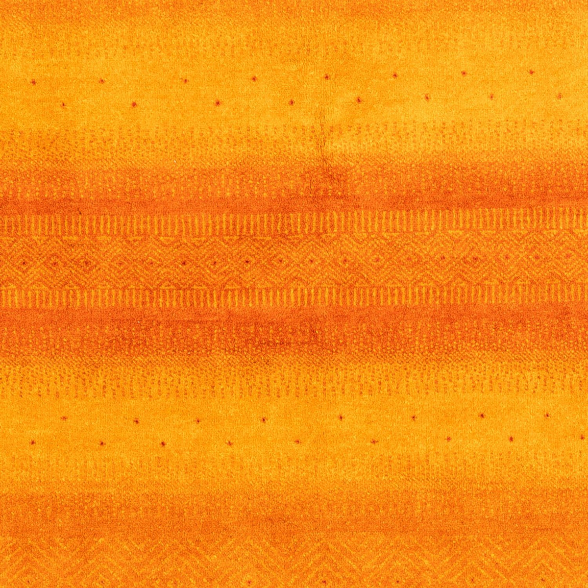 Tapis Gabbeh - Loribaft Persan - 206 x 150 cm - orange