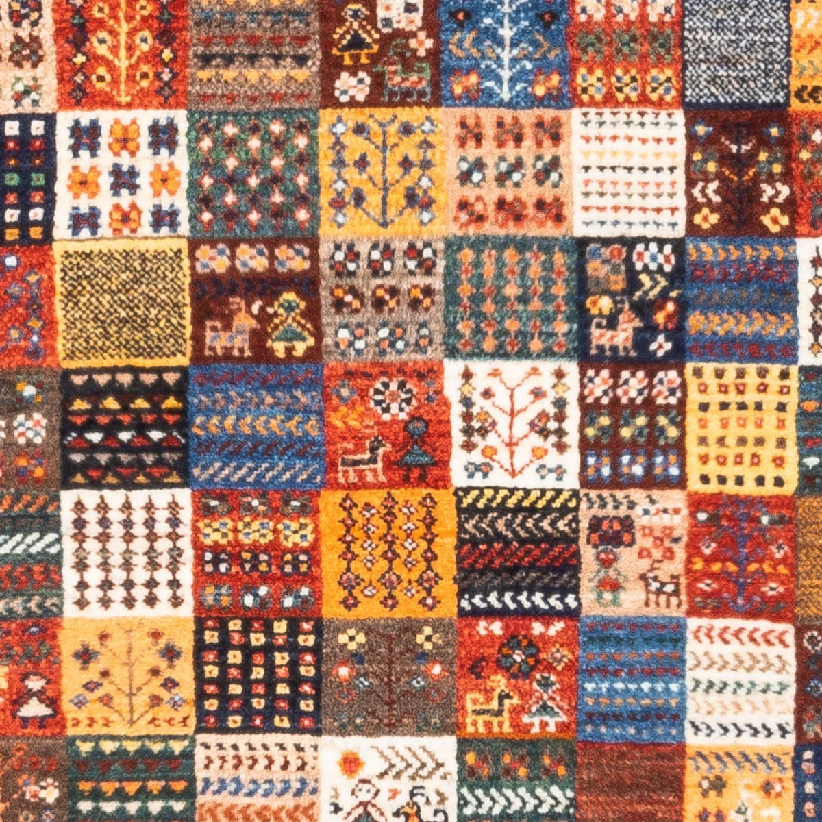 Tapis Gabbeh - Loribaft Persan - Royal - 132 x 84 cm - multicolore