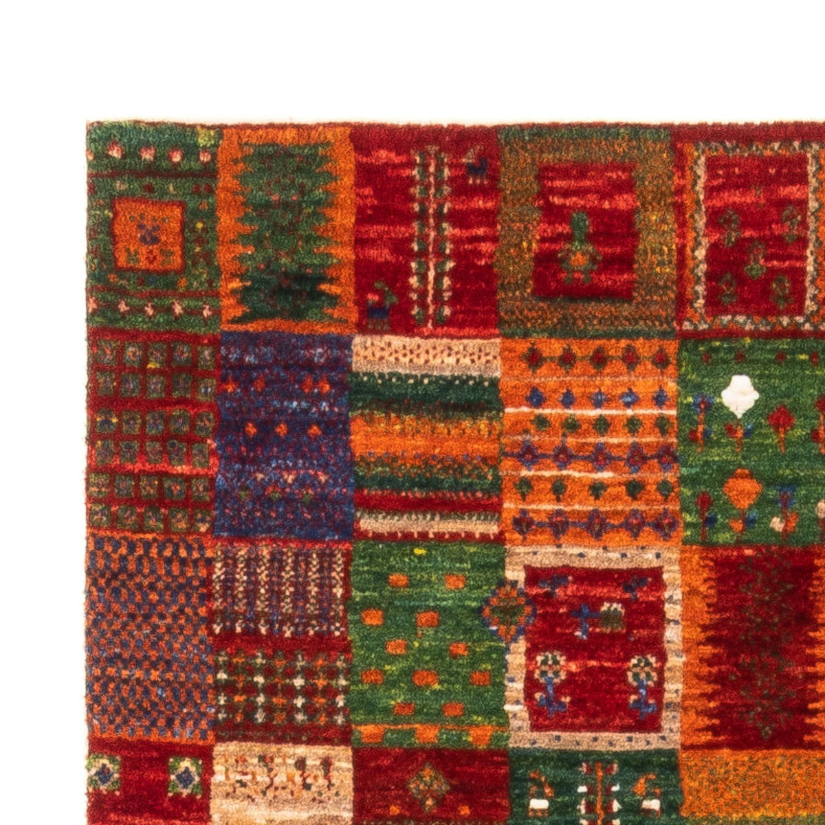 Tapis Gabbeh - Loribaft Persan - Royal - 137 x 88 cm - multicolore