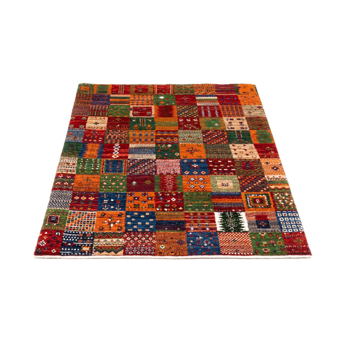 Tapis Gabbeh - Loribaft Persan - Royal - 137 x 88 cm - multicolore