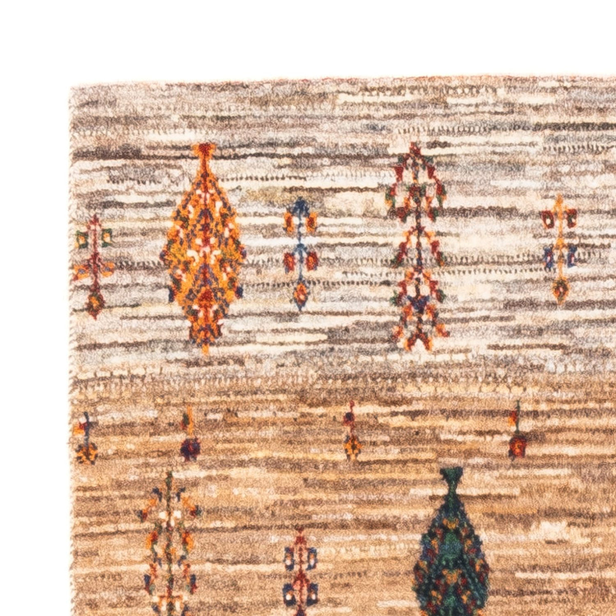 Tapis Gabbeh - Loribaft Persan - Royal - 125 x 85 cm - gris