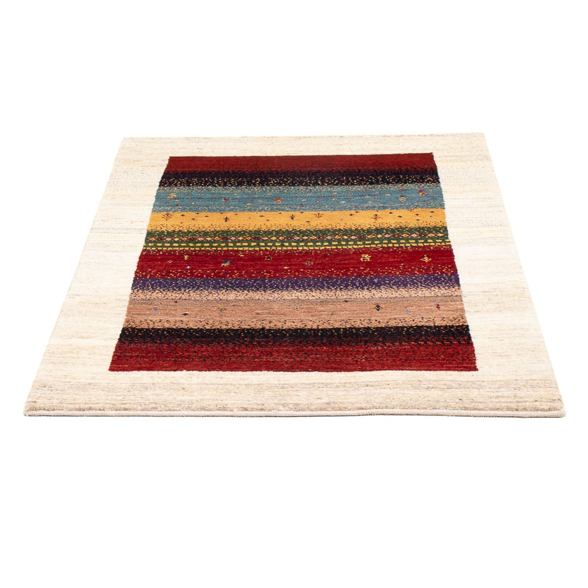 Tapis Gabbeh - Loribaft Persan - Royal - 130 x 85 cm - multicolore