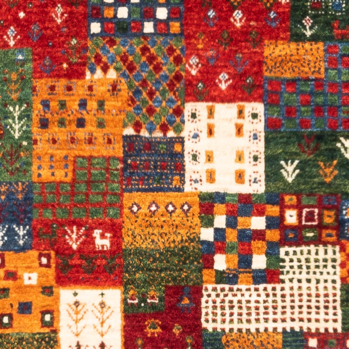 Tapis Gabbeh - Loribaft Persan - Royal - 134 x 85 cm - multicolore