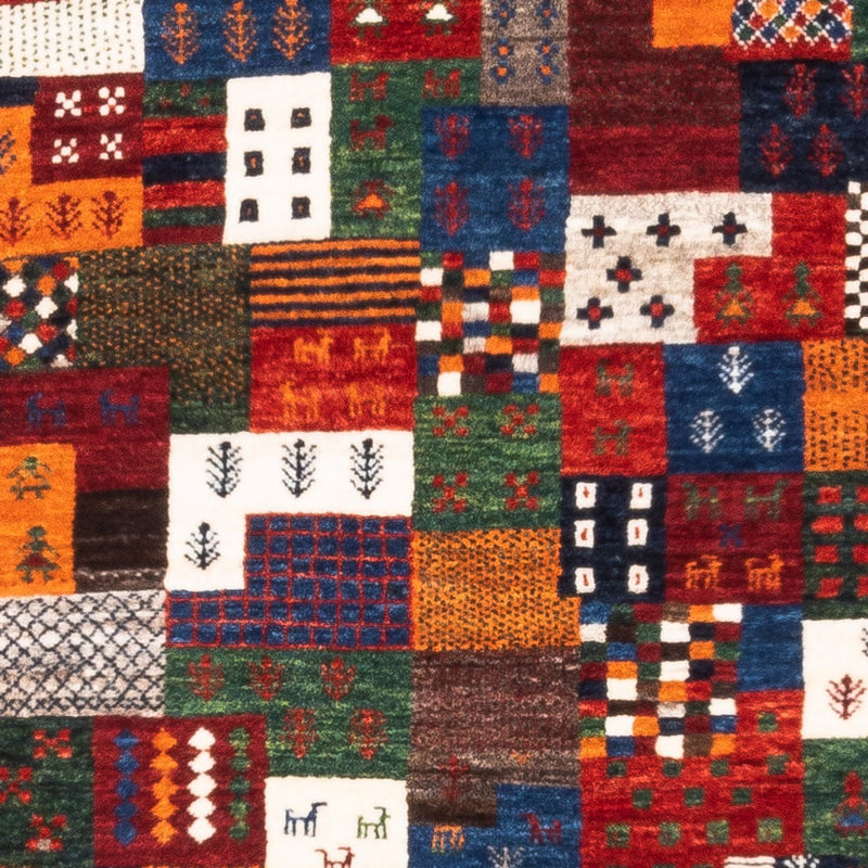 Tapis Gabbeh - Loribaft Persan - Royal - 128 x 85 cm - multicolore