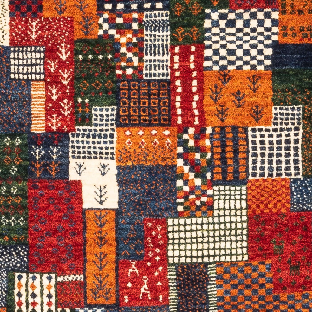 Tapis Gabbeh - Loribaft Persan - Royal - 120 x 80 cm - multicolore