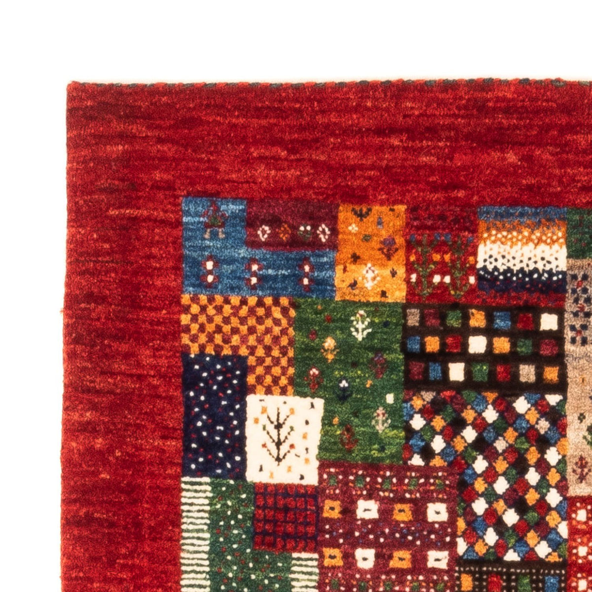 Tapis Gabbeh - Loribaft Persan - Royal - 127 x 88 cm - multicolore