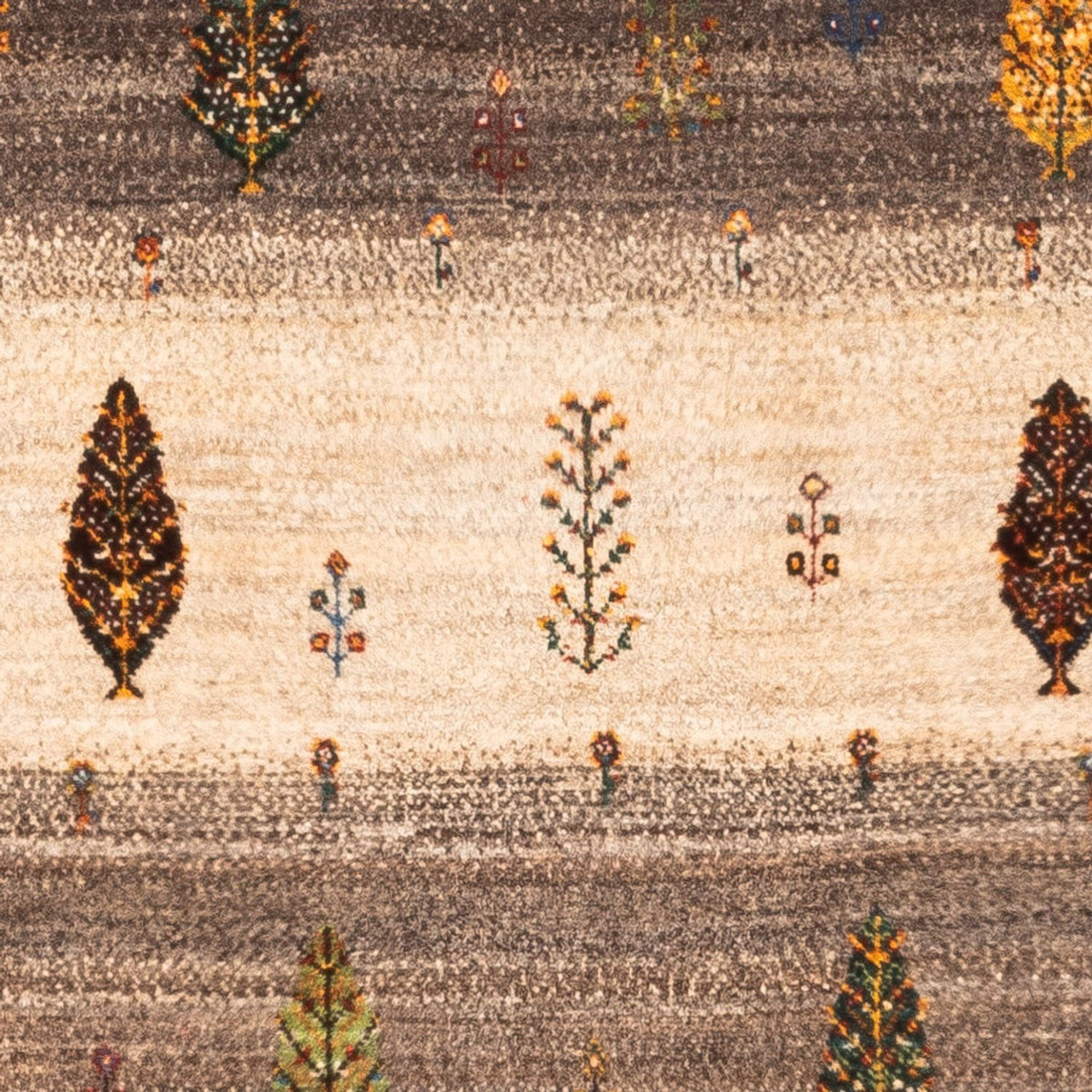 Tapis Gabbeh - Loribaft Persan - Royal - 125 x 88 cm - gris