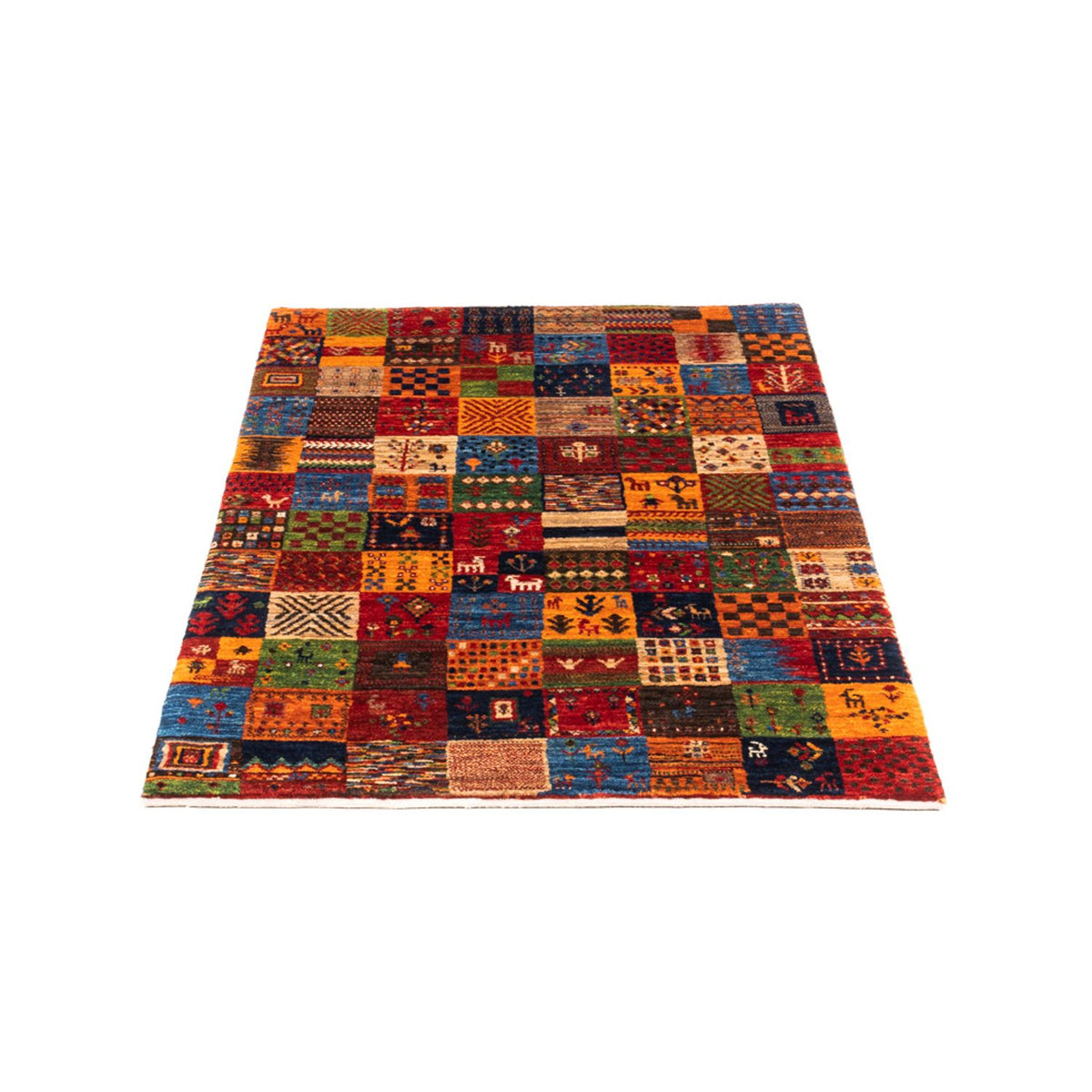 Tapis Gabbeh - Loribaft Persan - Royal - 124 x 80 cm - multicolore