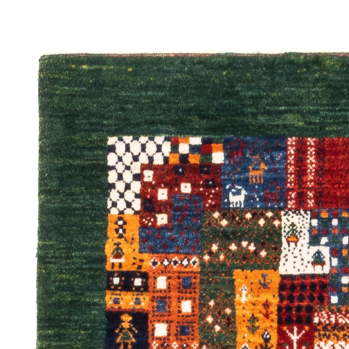 Tapis Gabbeh - Loribaft Persan - Royal - 128 x 85 cm - multicolore