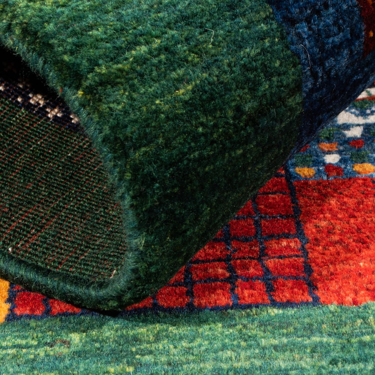 Tapis Gabbeh - Loribaft Persan - Royal - 128 x 85 cm - multicolore