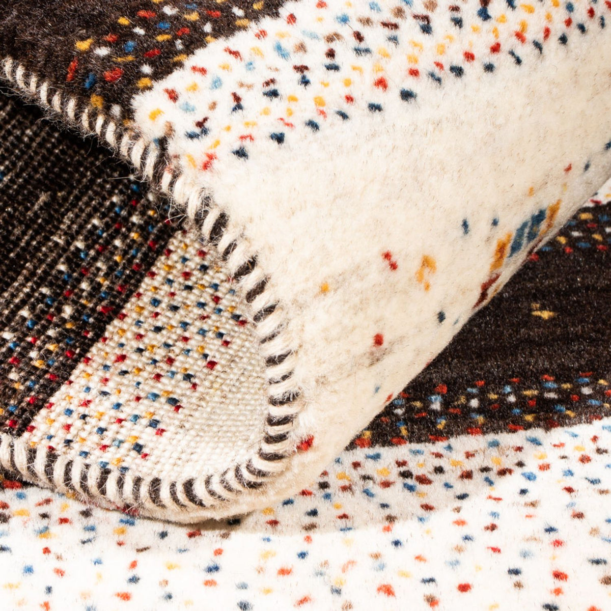 Tapis Gabbeh - Loribaft Persan - Royal - 134 x 84 cm - marron