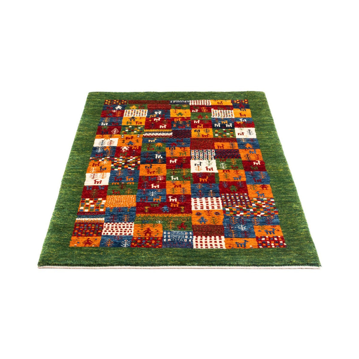 Tapis Gabbeh - Loribaft Persan - Royal - 133 x 85 cm - multicolore