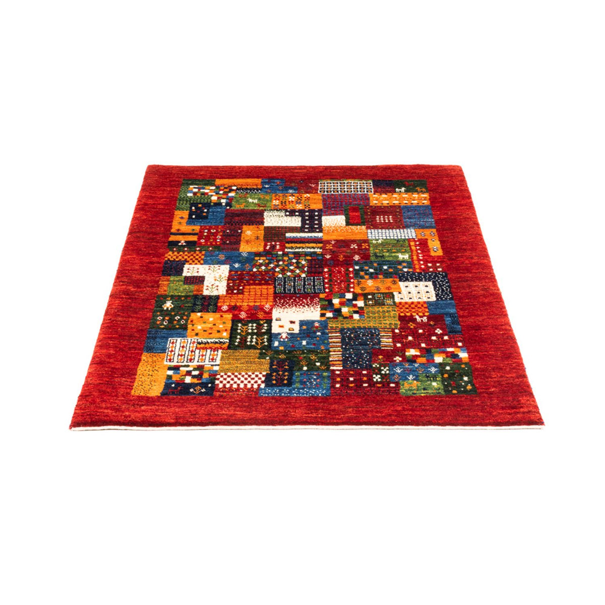 Tapis Gabbeh - Loribaft Persan - Royal - 120 x 87 cm - multicolore
