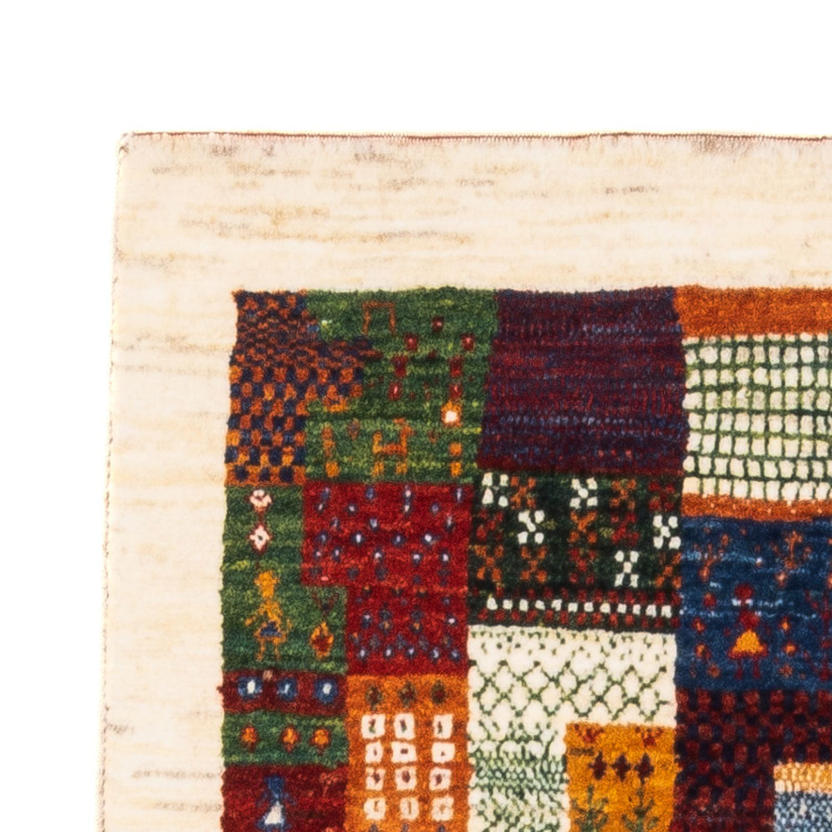 Tapis Gabbeh - Loribaft Persan - Royal - 125 x 80 cm - multicolore