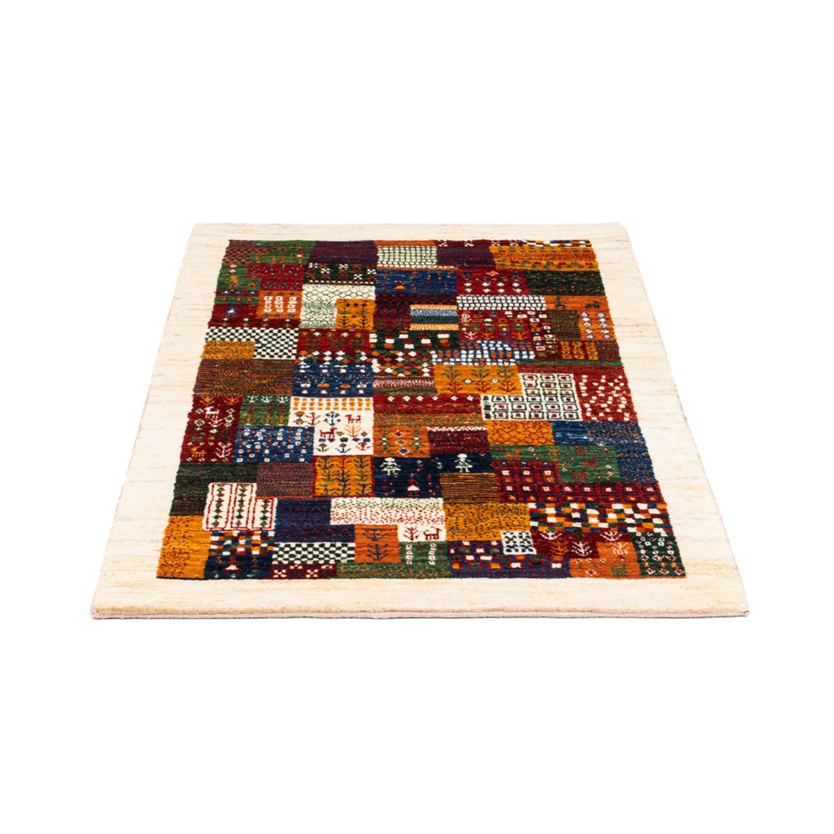 Tapis Gabbeh - Loribaft Persan - Royal - 125 x 80 cm - multicolore