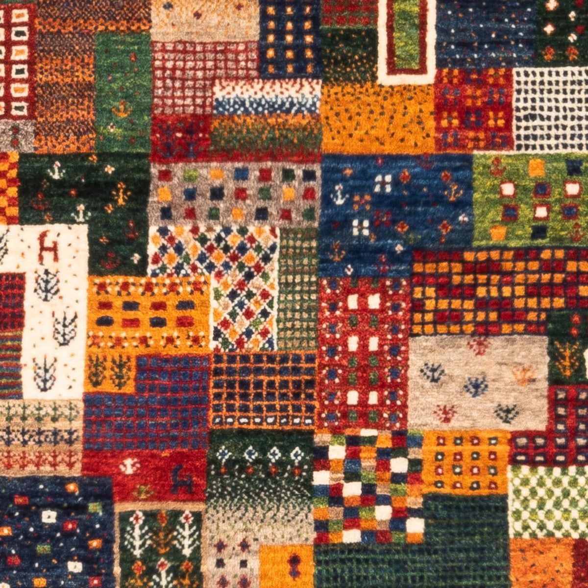 Tapis Gabbeh - Loribaft Persan - Royal - 130 x 86 cm - multicolore