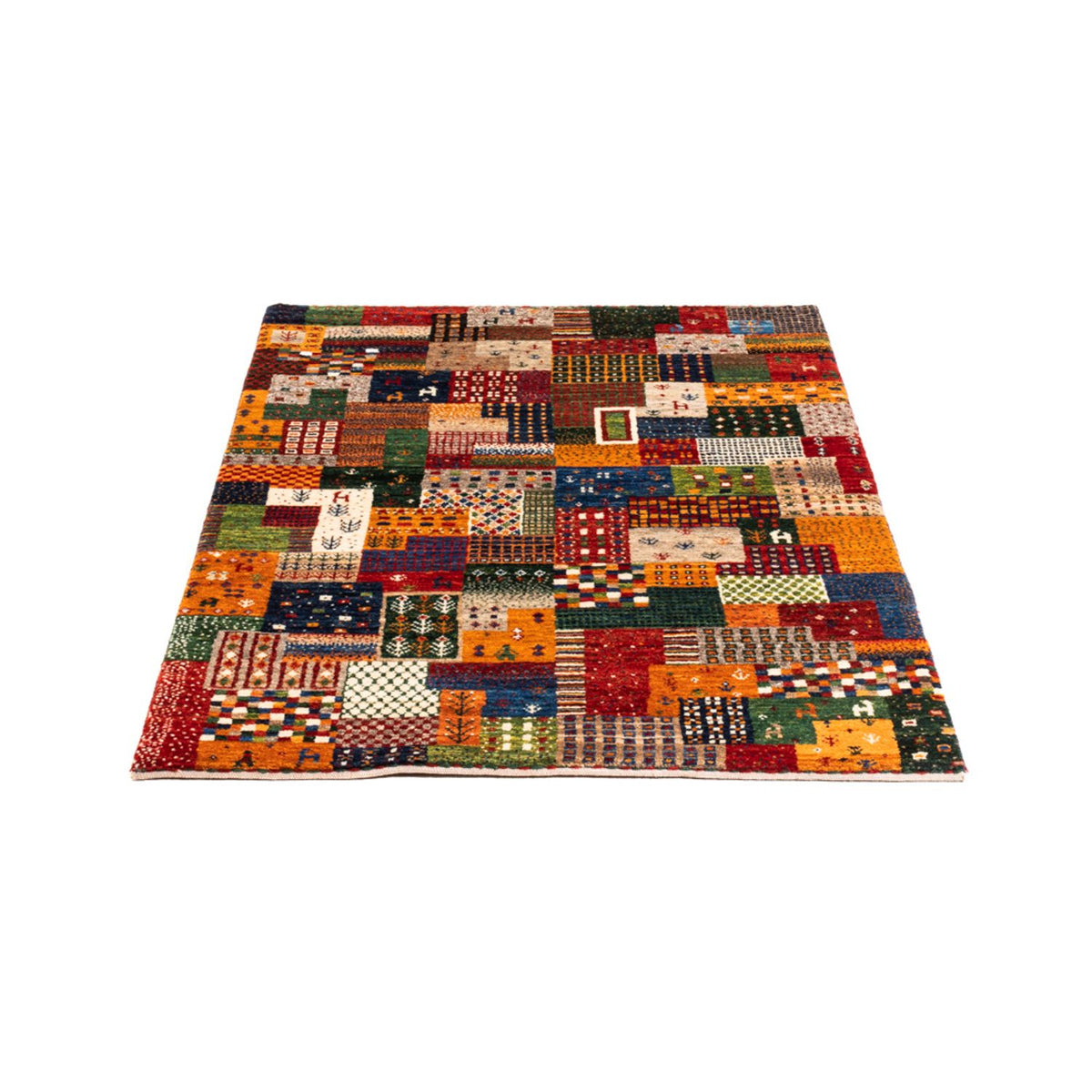 Tapis Gabbeh - Loribaft Persan - Royal - 130 x 86 cm - multicolore