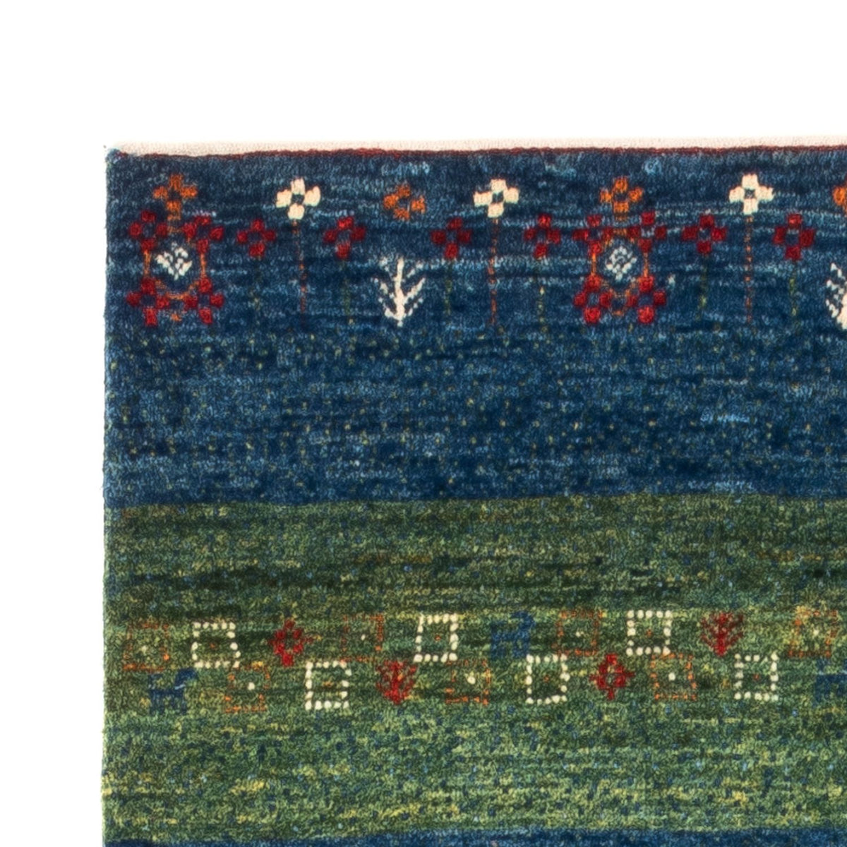 Tapis Gabbeh - Loribaft Persan - Royal - 130 x 85 cm - bleu